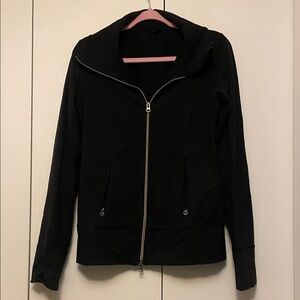 lululemon athletica Black Zip-Up Utility Jacket
